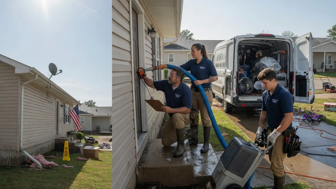 Ceiling Water Damage Restoration in Garrett, WY near me
